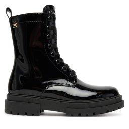 Туристически oбувки Tommy Hilfiger Lace-Up Bootie T4A5-34025-0775 S Черен