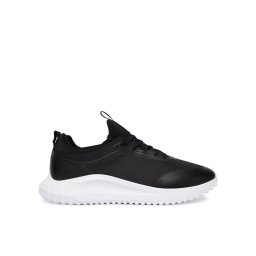 Calvin Klein Сникърси Eva Runner Laceup Sock Mat Mix YM0YM01443 Черен