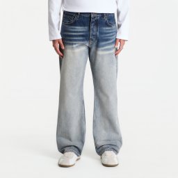 Дънки Off-White Half Arrow Slim Relax Jeans Ombre Bleach Blue 35