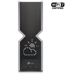 Рутер TP-Link Archer BE800, 19000Mbps, 2.4GHz(1376Mbps) / 5GHz(5760Mbps) / 6GHz(11520Mbps), Wireless BE, 1x 10Gbps WAN/LAN, 1x 10Gbps SFP+/RJ45 WAN/LAN, 4x 10/100/1000/2500Mbps LAN, 1x USB 3.0, 8x вътрешни антени