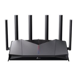 Рутер TP-Link Archer GE400, 6500Mbps, 2.4GHz (688Mbps)/5GHz (5765Mbps), Wireless BE, 1x LAN 100/1000/2500Mbps, 1x WAN 100/1000/2500Mbps, 3x LAN 10/100/1000Mbps, 1x USB 3.0, 6x външни антени