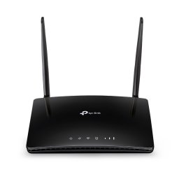 Рутер TP-Link Archer MR202, 4G, 750Mbps, 2.4GHz(300 Mbps)/5GHz(433 Mbps), Wireless AC, 3x LAN 10/100Mbps, 1x WAN 10/100Mbps, 1x Nano SIM card, 2x външни антени