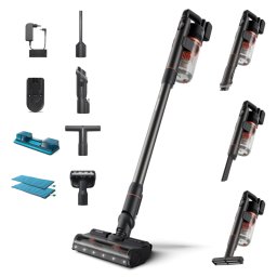 PHILIPS Безкабелна вертикална прахосмукачка Aqua Standart Series 7000 5-степенната филтрираща система 4 накрайника