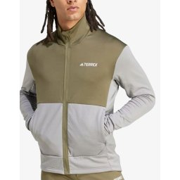 ADIDAS Terrex Multi Light Fleece Full-Zip Grey/Green