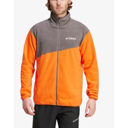 ADIDAS Terrex Multi Full-Zip Fleece Orange/Grey