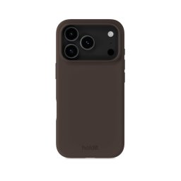 Кейс Holdit за iPhone 18 Pro / 17 Pro, Silicone Case - Кафяв