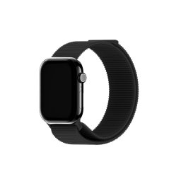 Каишка за часовник Holdit за Apple Watch 42/44/45/46/49 mm, 155-210mm, Nylon - Черна