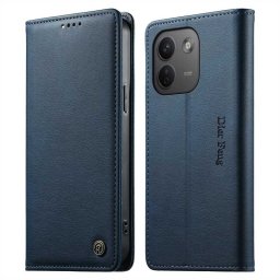 Калъф тип портмоне марка DIERFENG за Xiaomi Redmi Note 17 Pro Max 5G - тъмно син