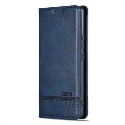 Кожен калъф страничен flip марка AZNS за Xiaomi Redmi Note 17 Pro Max 5G – тъмно син