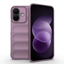 Подсилен силиконов гръб на ленти за Xiaomi Redmi Note 17 Pro 5G - лилав