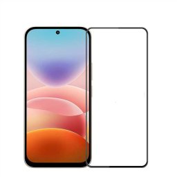 Извит 3D удароустойчив стъклен протектор покриващ целия екран марка MOFI за Xiaomi Redmi 17 4G/5G - с черна рамка