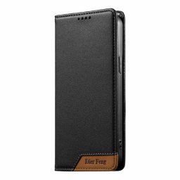 Калъф тип портмоне марка DIERFENG за Xiaomi Redmi 17 4G/5G - черен