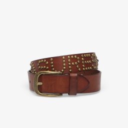 Колан PLEASURES Studded Belt Brown S/M