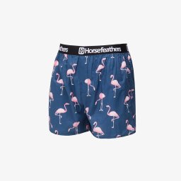 Боксерки Horsefeathers Frazier Boxer Shorts Blue/ Flamingos Print XXL