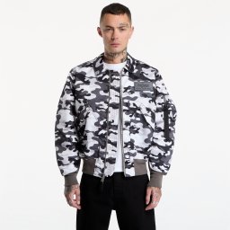 Bomber Alpha Industries CWU-45/P Base Camo UV Snowdrift Woodland Camo M