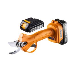 Акумулаторна безчеткова лозарска ножица Baukraft BK-PSH03, 18 V, 25 mm, 2 × 2 Ah