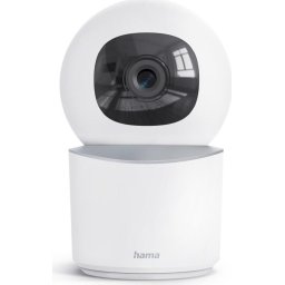 HAMA Wi-Fi камера, за закрити помещения, записваща, въртяща се, бяла