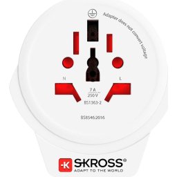 Skross универсален адаптер World to UK, USB