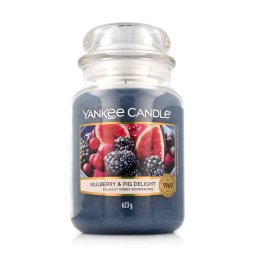 Yankee Candle Farm Fresh Peach Ароматна свещ 623 g тип Mulberry & Fig Delight