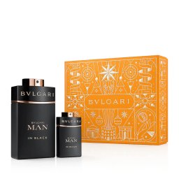 Bvlgari Man In Black комплект за мъже Eau de Parfum 100 ml + Eau de Parfum 15 ml опция Orange Antic Cover