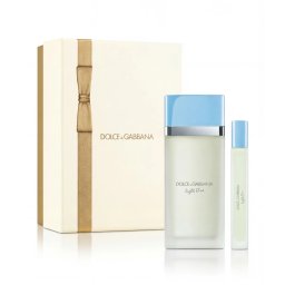 Dolce&Gabbana Light Blue 2025 комплект за жени Eau de Toilette 100 ml + Тоалетна вода MINI 10 ml