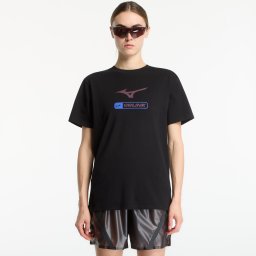 Тениска Mizuno x VRUNK T-shirt Black M
