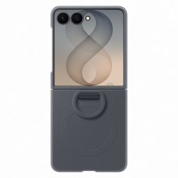 Оригинален силиконов калъф с халка и магнити Samsung Silicone Ring Magnet Case EF-PF776CBEGWW за Samsung Galaxy Z Flip 8
