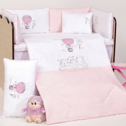 Бебешки спален комплект Бродерия Замък Ластик Цип Comfort Line