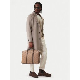 Guess Чанта за лаптоп HMMILO P6169 Кафяв