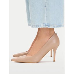 Guess Обувки на ток FLFPRN LEA08 Бежов
