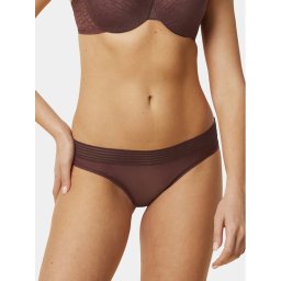 Triumph Класически дамски бикини Tempting Sheer Highleg Tai 10215956 Кафяв