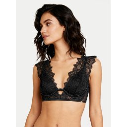 Hunkemöller Сутиен с банели Zoe Up LL Черен