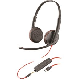 Стерео слушалки с микрофон Poly Blackwire 3225 Stereo USB-C