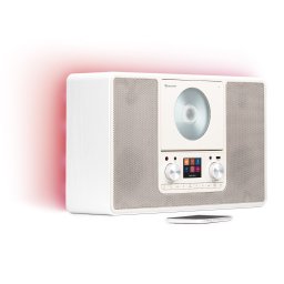 Auna Scala VCD, цифрово радио, CD, BT, MP3, DAB +, FM радио (MG3-Vertical WH)