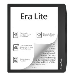Електронен Четец PocketBook Era Lite PB710 7″ E Ink Carta 1300, SMARTlight, 16GB, Wi-Fi, Bluetooth и IPX4 – Stone Green