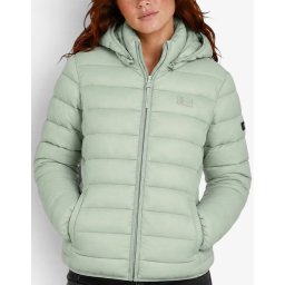GEOGRAPHICAL NORWAY Atichoko Puffer Hoodie Jacket Almond