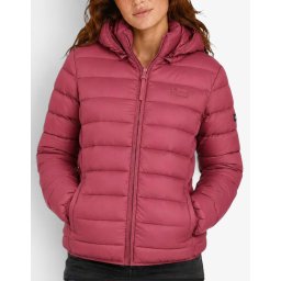 GEOGRAPHICAL NORWAY Atichoko Puffer Hoodie Jacket Bordo