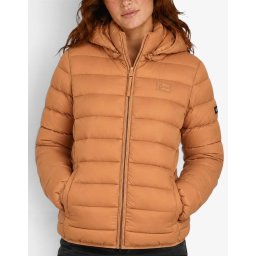 GEOGRAPHICAL NORWAY Atichoko Puffer Hoodie Jacket Camel