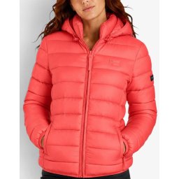 GEOGRAPHICAL NORWAY Atichoko Puffer Hoodie Jacket Red
