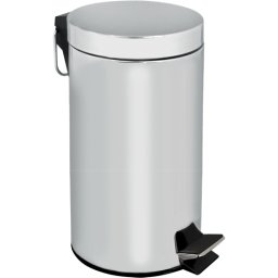 Кош с педал HORECANO, 30 л, хром, Ø29 × 63 см