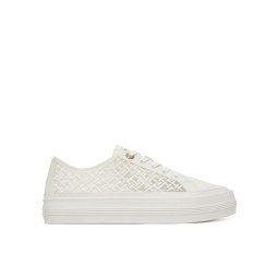 Tommy Hilfiger Сникърси Vulc Embroidered Sneaker FW0FW08685 Бял