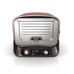 Електрическа фурна Ninja Woodfire, 8 програми OO101EU, 220-240 V, 13 A, 2400 W, Червен/Сив