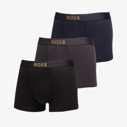 Боксерки Hugo Boss Trunk 3-Pack Gold Logo Gift Multicolor S