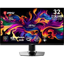 MSI MPG 322UR QD-OLED X24 Gaming Monitor, 31.5" 240Hz, UHD (3840x2160)