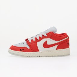 Сникърси Air Jordan 1 Low SE Pure Platinum/ Chile Red-Summit White EUR 35.5