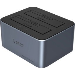 Докинг станция Orico HDD/SSD Dock - 2 BAY Offline Clone 2.5"/3.5"