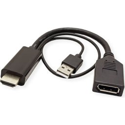 Roline HDMI to DisplayPort cable adapter 4K