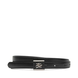 Колан KARL LAGERFELD B1W33074 Черен