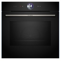 Фурна за вграждане Bosch HSG738DB2, Обем 71 л, 60 см, TFT сензорен дисплей Pro, Home Connect, Черен