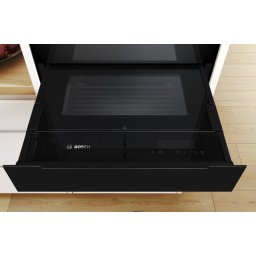 Парно чекмедже за вграждане Bosch BDC7111B0, Обем 10 л, Готвене с пара, 5 режима на работа, 10 автоматични програми, Home Connect, Черен
